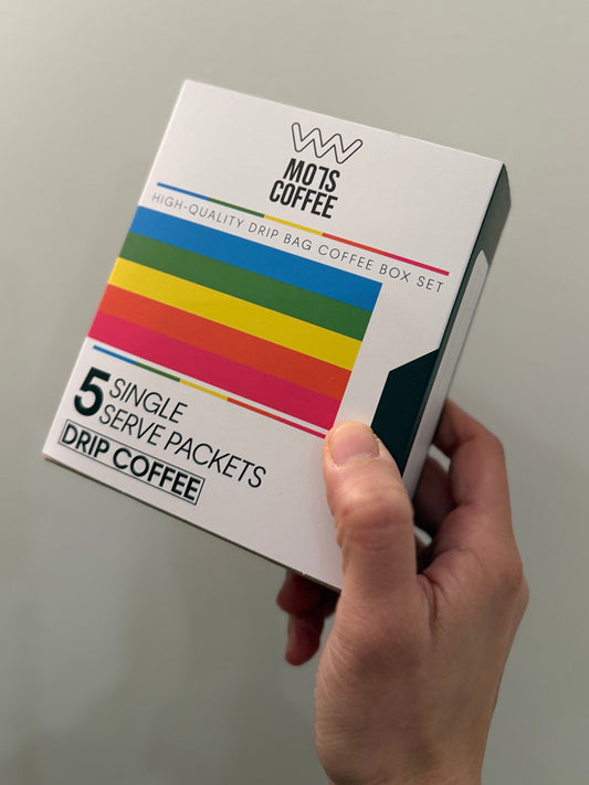 MO7SCOFFEE – Set of Five Drip Bag Coffees (SLEEVE: VHS)