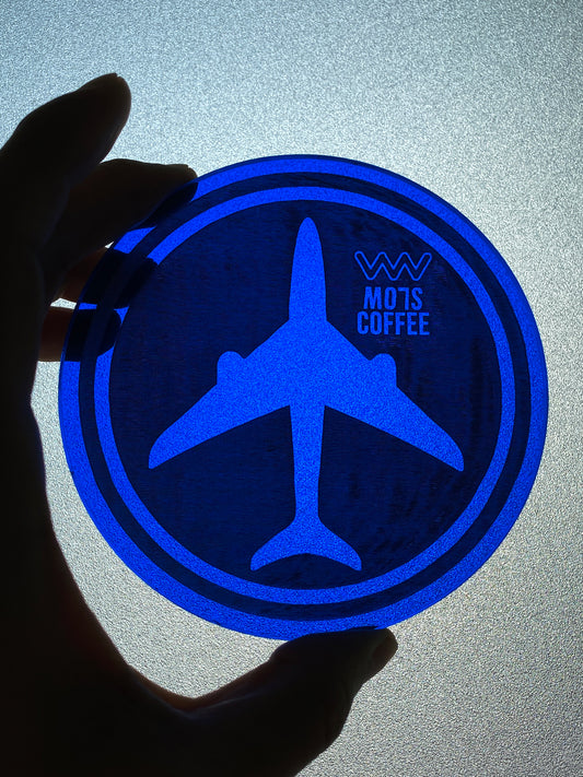 Aeroplane Chess Coaster β Blue