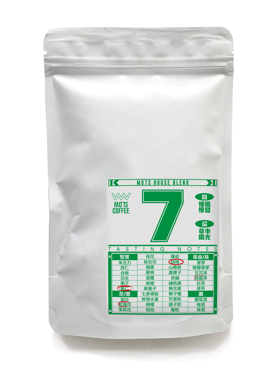 MO7S Blend [ NUTTY PLUM CANDY ] Coffee Bean【200g】