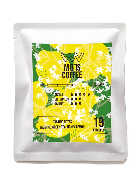 MO7S No.19 – Jasmine-Infused Drip Bag Coffee (14-Pack)