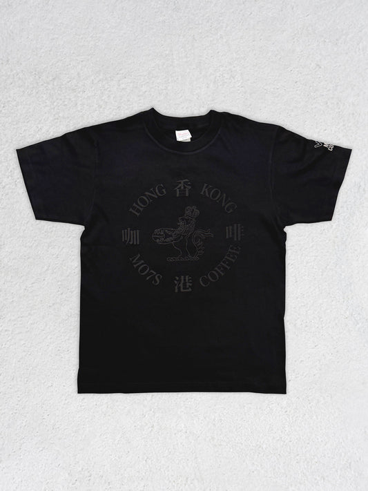 BLACK ON BLACK HONG KONG TEE