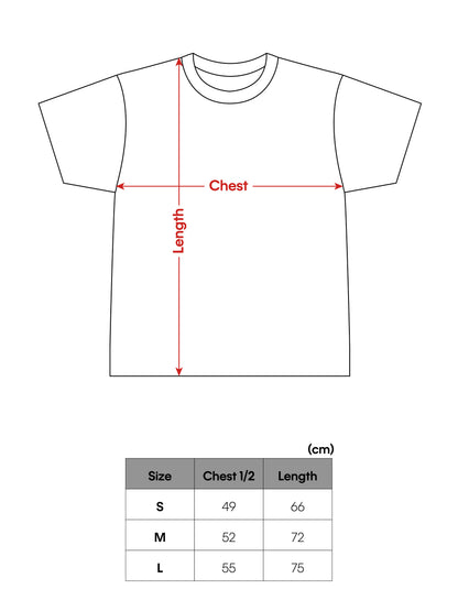 HONG KONG TEE SIZE