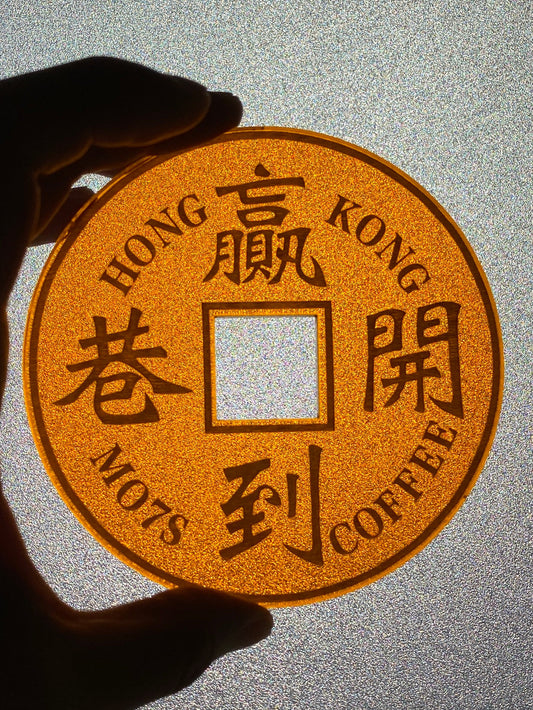 ✌🏽 VICTORY Coaster – Orange