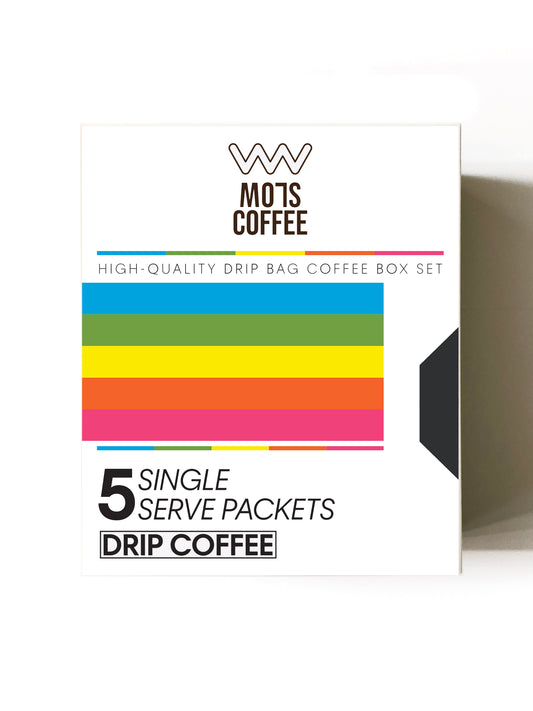 MO7SCOFFEE – Set of Five Drip Bag Coffees (SLEEVE: VHS)