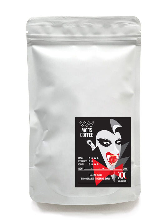 A steaming cup of MO7S No.XX coffee, beautifully balanced with pronounced sweetness and refreshing fruit acidity. Vibrant notes of blood orange, tangerine, and syrup shine through, complemented by a silky mouthfeel for an indulgent yet refreshing experience.