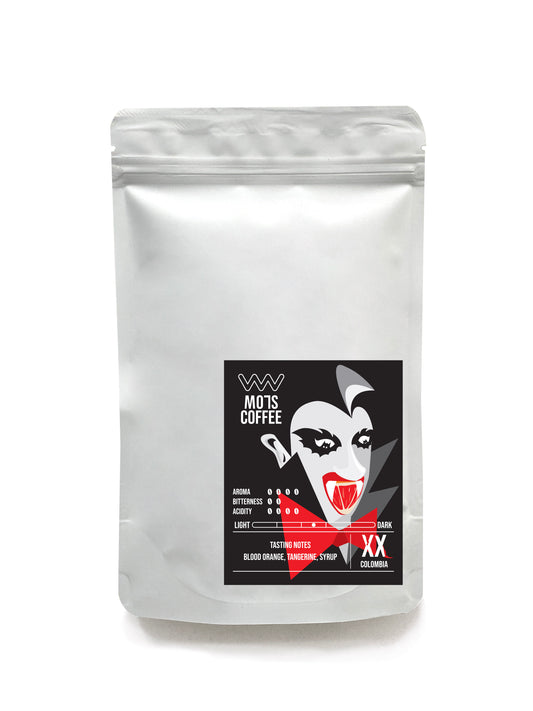 A steaming cup of MO7S No.XX coffee, beautifully balanced with pronounced sweetness and refreshing fruit acidity. Vibrant notes of blood orange, tangerine, and syrup shine through, complemented by a silky mouthfeel for an indulgent yet refreshing experience.