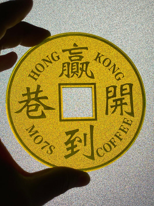 ✌🏽 VICTORY Coaster – Lemon Yellow