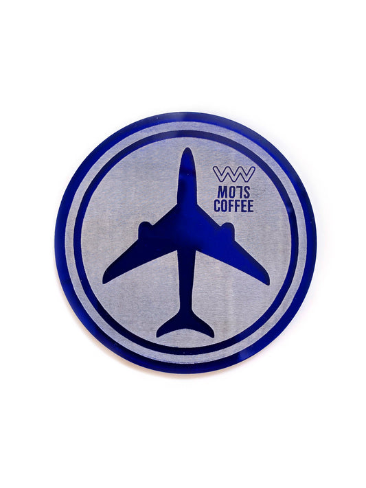 Aeroplane Chess Coaster – Blue