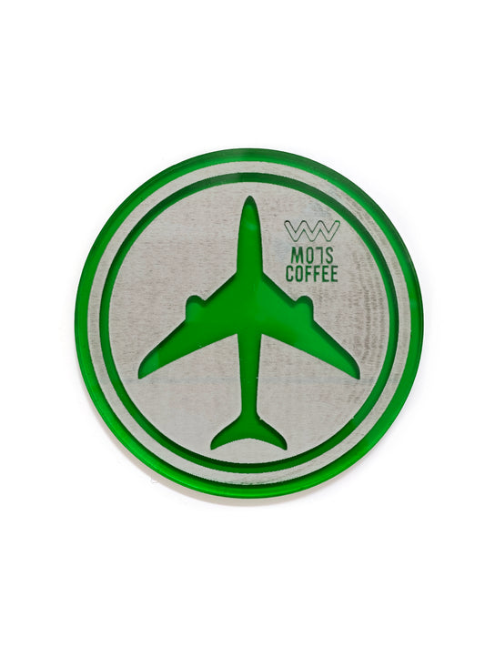 Aeroplane Chess Coaster – Green