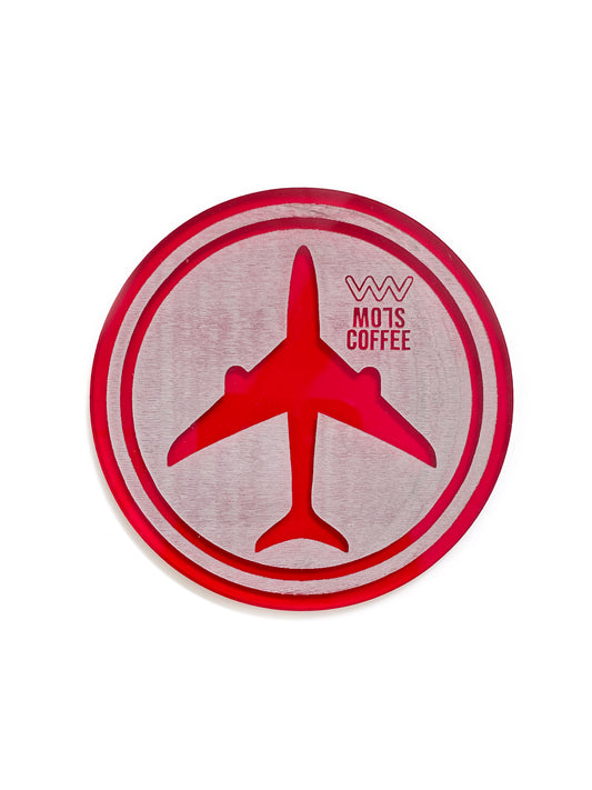 Aeroplane Chess Coaster – Red