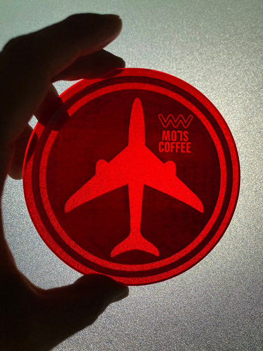 Aeroplane Chess Coaster – Red