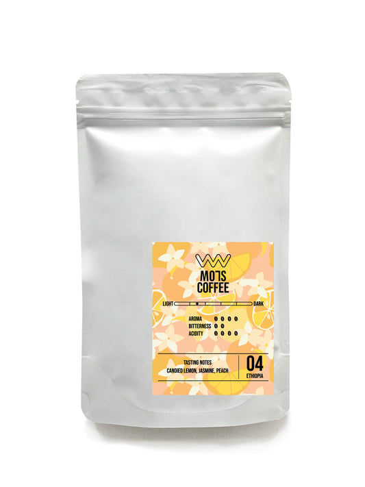 MO7S No.04 – Ethiopian Coffee with Jasmine, Candied Lemon & Peach Sweetness